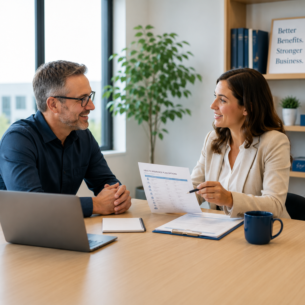Business partners in discussion